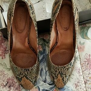 Corso Como Multi Snake Leather Shoes